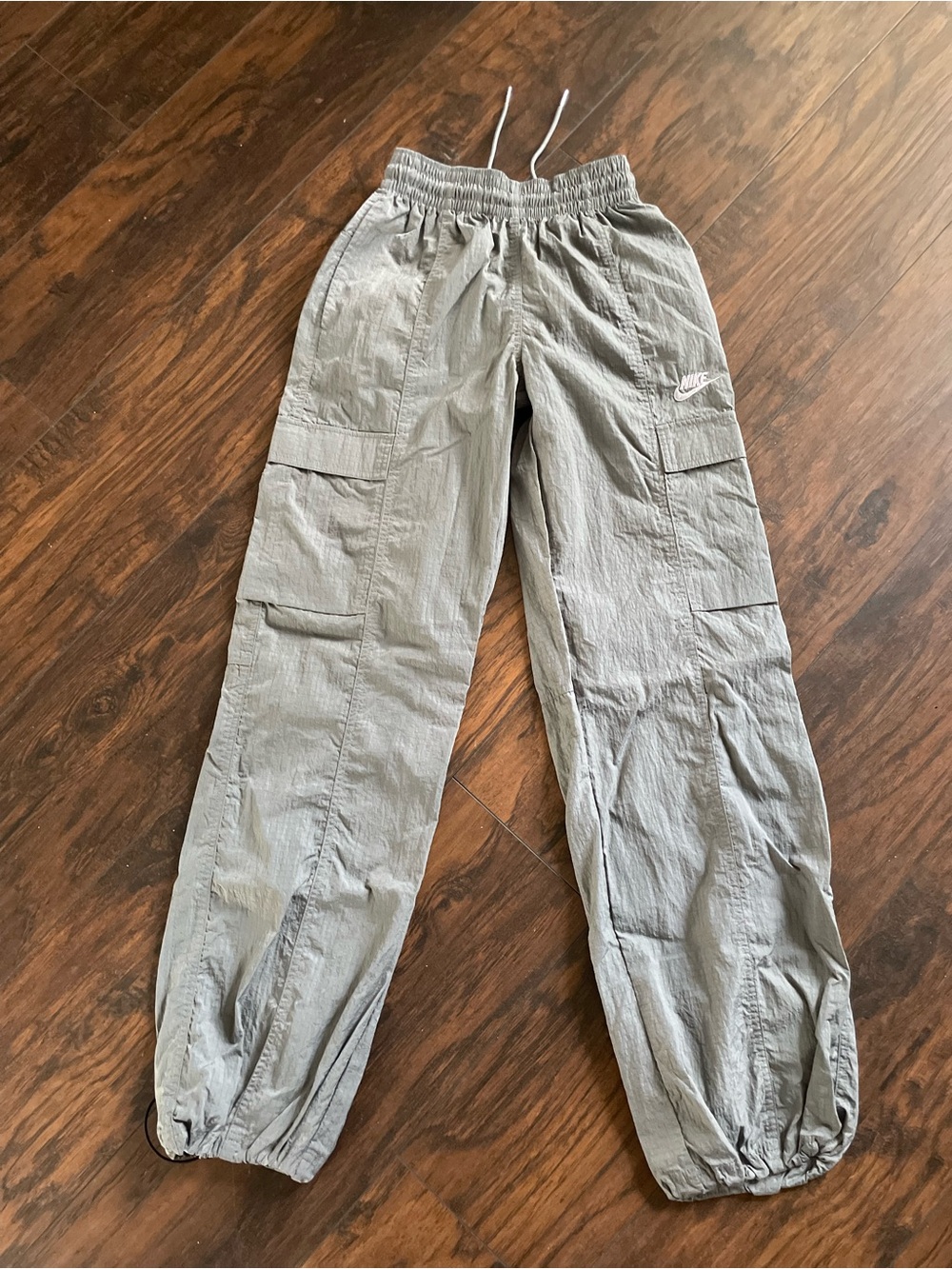Nike Women  Light Gray Cargo style track pants